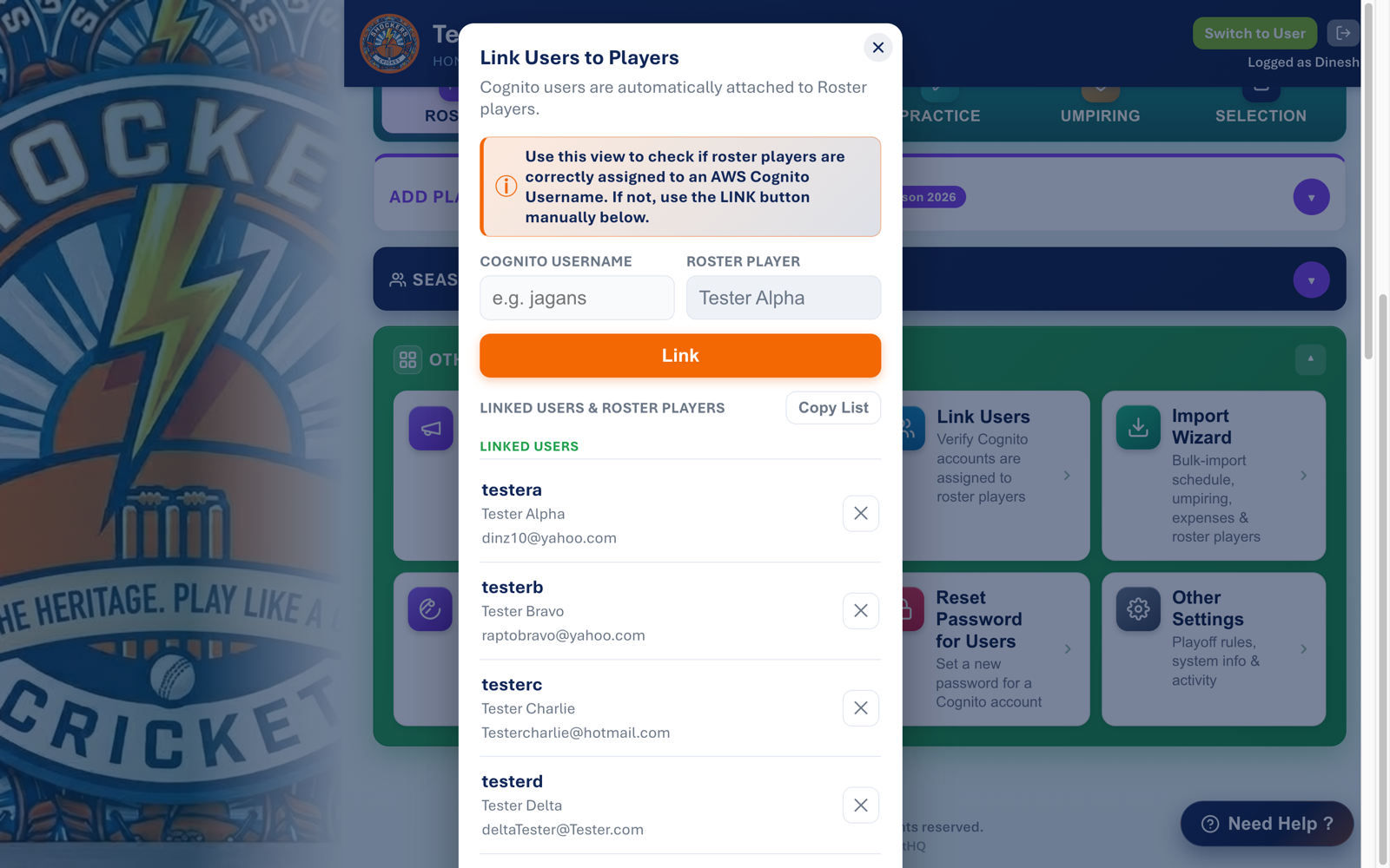 Secure member accounts